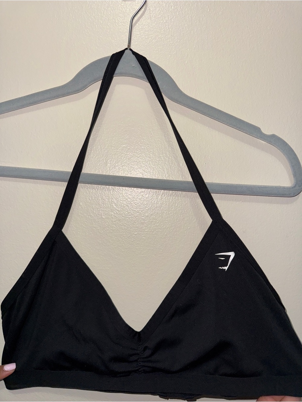 Gymshark Black Halter Sports Bralette